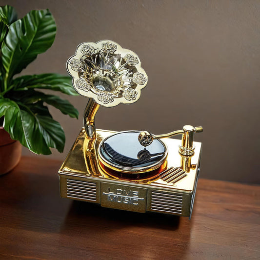 Car Vintage Phonograph Record Player Long Lasting Fragrance